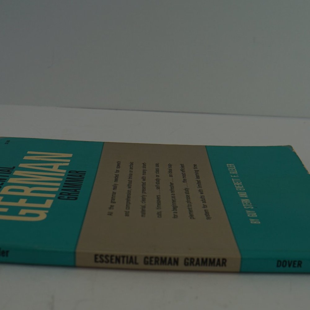 Essential German Grammar by Guy Stern and Everett F. Bleiler - Picture 4 of 5
